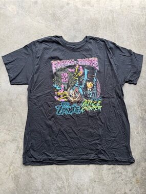 Men’s XXL Rob Zombie & Alice Cooper 2024 T Shirt